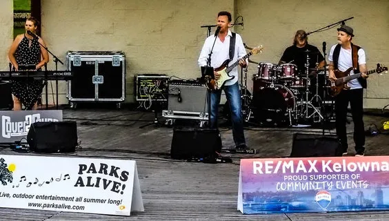 Cover2Cover Rocks the Island Stage in Kelowna